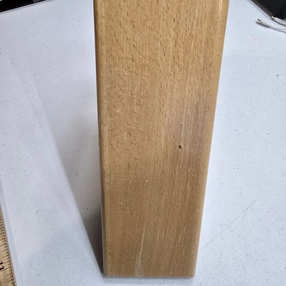 Wusthof Light Wood 8 Slot Knife Block Empty-No Knives Fair Condition